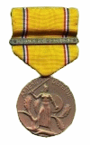 American Defense Medal. Authorized on 28 June 1941, for members of the United States Armed Forces for service between 8 September 1939 to 7 December 1941.