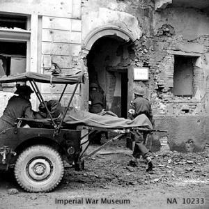 225 Para Field Ambulance RAMC setup hospital near Ranville