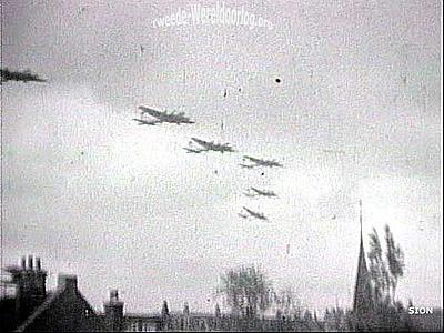 RAF Bomber Command Lancasters Operation Manna day 4 Ypenburg