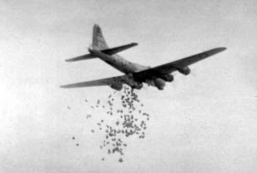RAF Bomber Command Lancasters Operation Manna day 5 Ypenburg