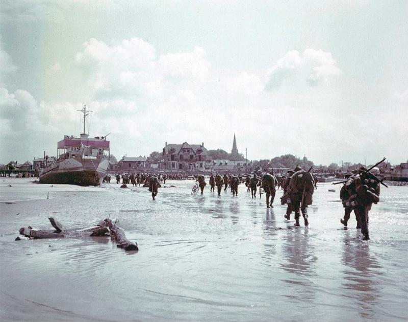 3 Canadian Infantry Division landing at Juno Beach
