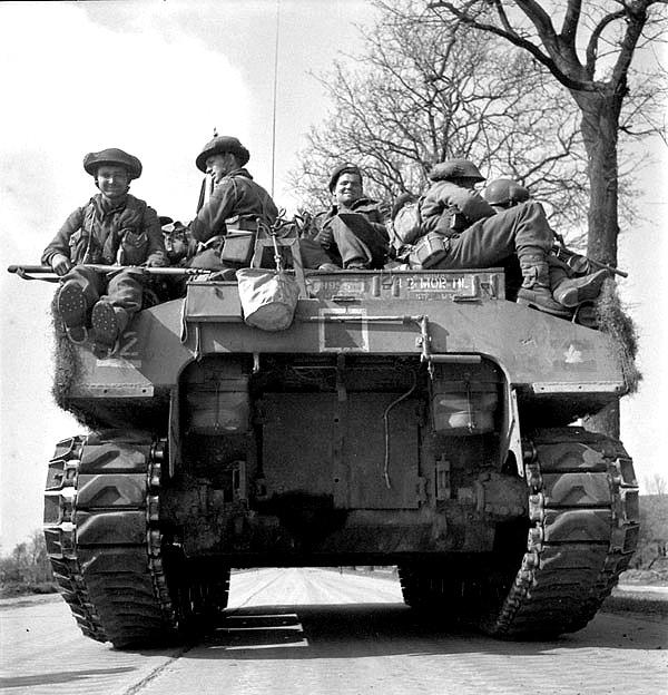 The Royal Hamilton Light Infantry (Wentworth Regiment) near Assen