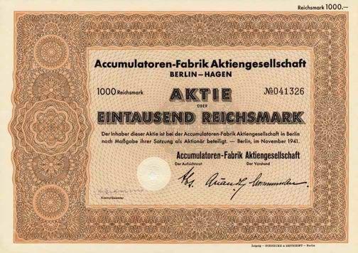 Accumulatorenfabrik AG and slave labor in Letmathe-Oestrich