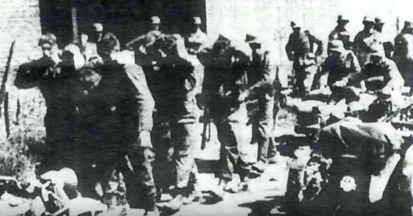 Royal Norfolk Regiment murdered by SS 'Totenkopf' (Death's Head) Division
