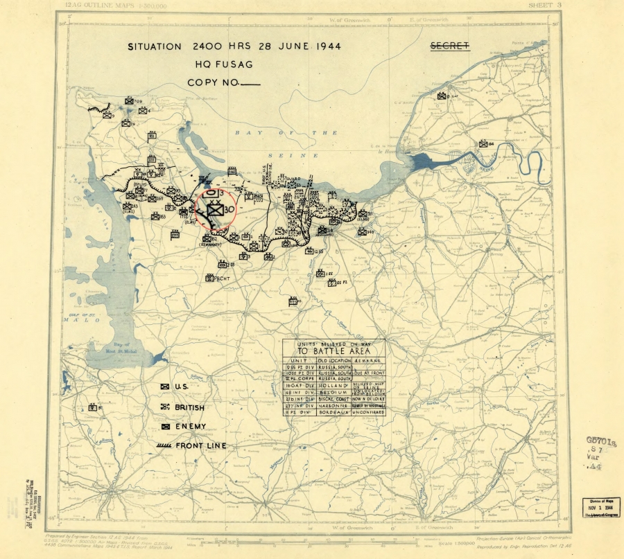 30 Infantry Division (USA) worked on techniques for eradicating snipers