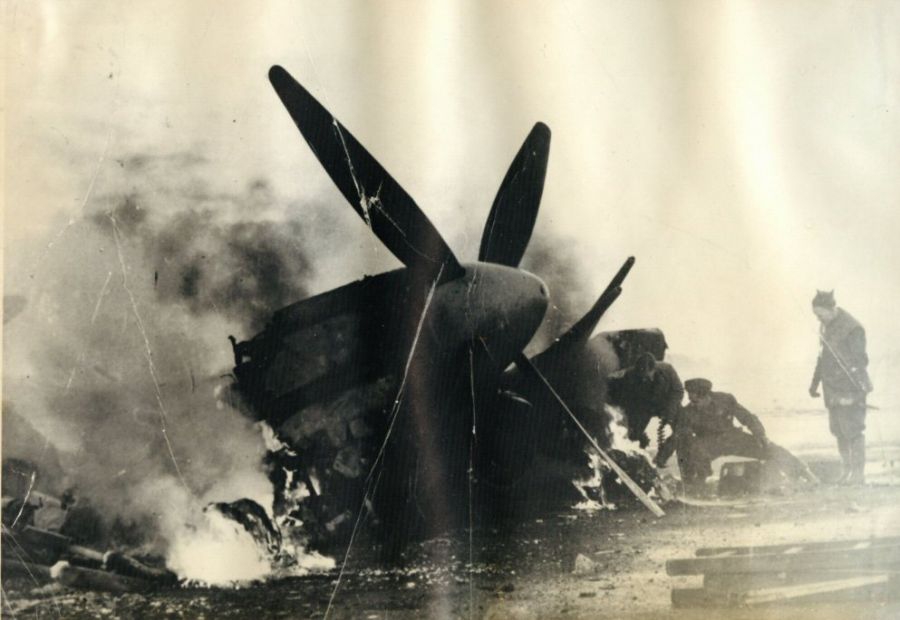 Typhoon MN816 lost at Eindhoven (airfield) on 01-01-1945