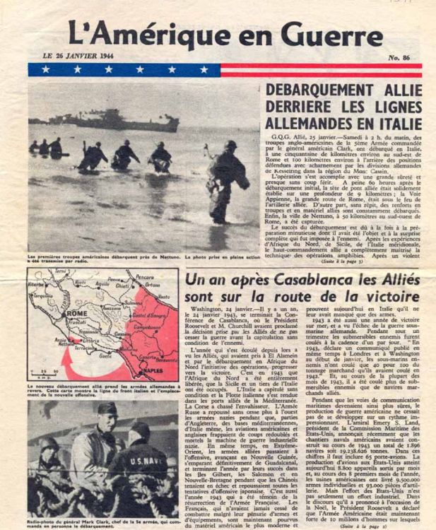 1944-01-22 Preparing the landing | Objective: Rome!