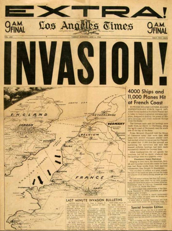 1944-06-06 13:30 D-day | Invasion announced