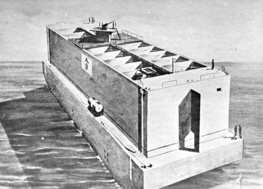 1944-06-07 Linkup | arrival Mulberry (artificial harbour)