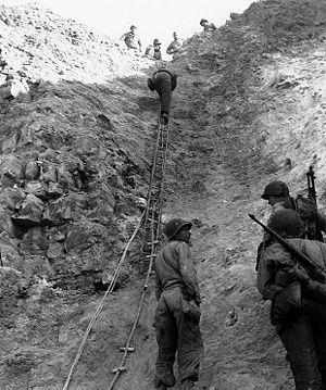 2nd Ranger Battalion (USA) at Pointe du Hoc