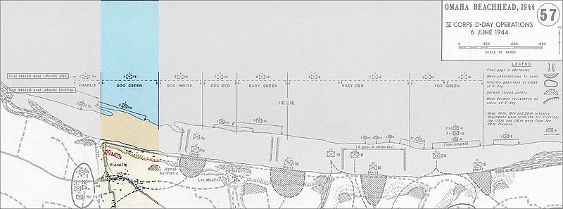 Omaha Beach Dog Green East