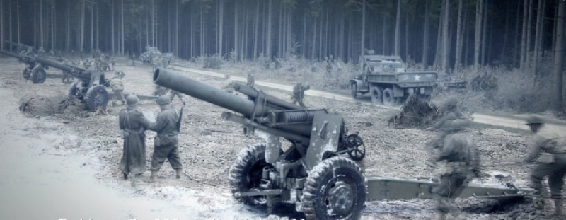 333 Field Artillery Battalion (USA) at Schönberg