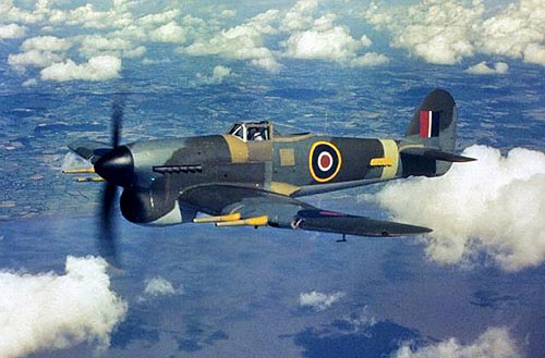 Flight of Typhoon  JP444 and Flight Lieutenant J R Sterne on 1943-08-16