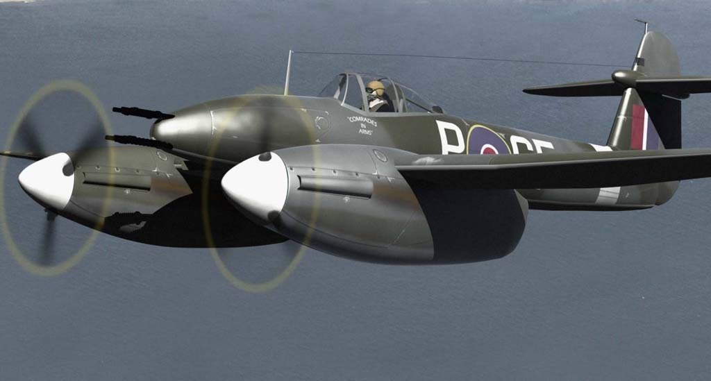 Flight of Whirlwind  P6986 and Flight Sergeant J Gray on 1943-10-24