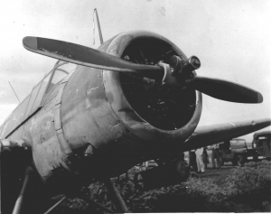US Navy Scouting Squadron 44 Lt. (jg) J. M. Stubblebine's OS2U Kingfisher aircraft